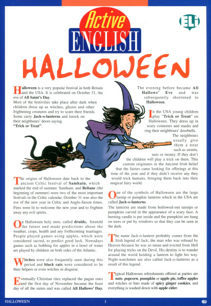 Active English - Halloween