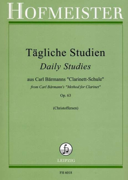 Tägliche Studien op. 63  (klarinétra)