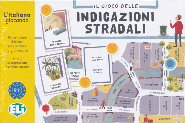 Il gioco delle indicazioni stradali - L'italiano giocando (Társasjáték)