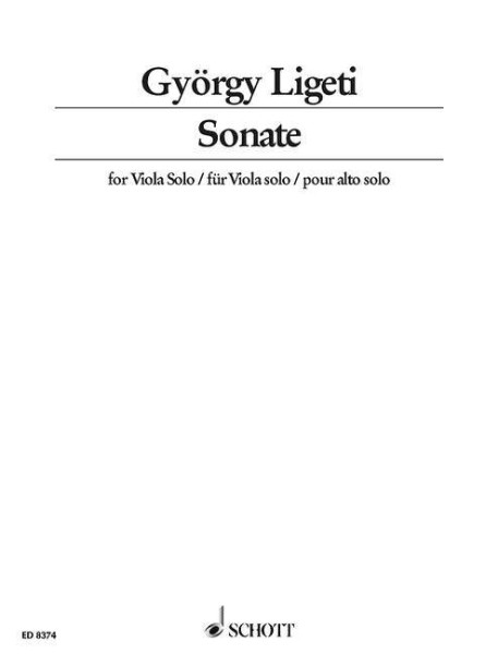 Ligeti György: Sonate - brácsa szóló