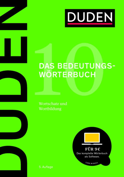 Duden 10 Das Bedeutungswörterbuch