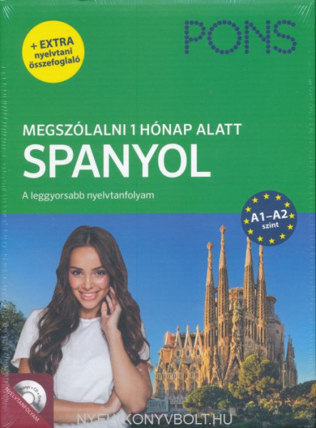PONS Spanyol megszólalni 1 hónap alatt - új kiadás (online letölthető hanganyag + extra nyelvtani összefoglaló)