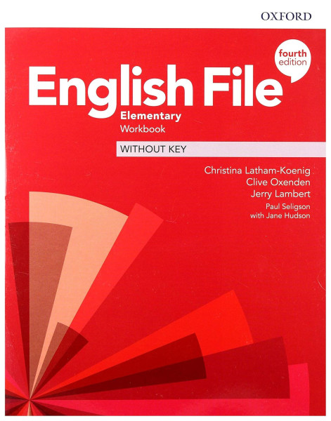 English File 4th Edition Elementary Workbook without Key