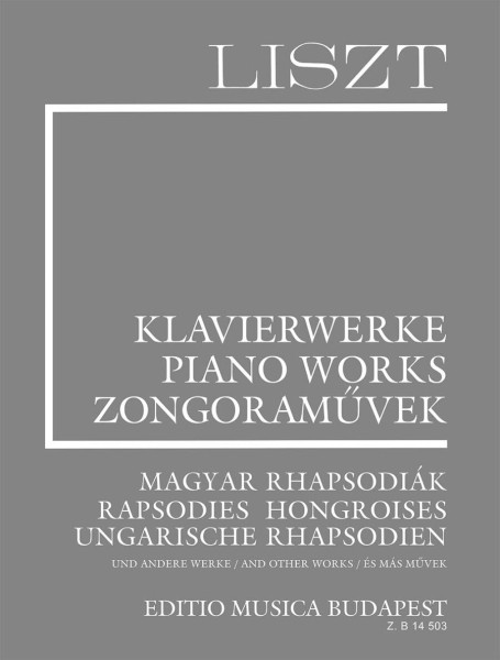 Liszt Ferenc: Magyar Rhapsodiák (Supplement 8.) fűzve