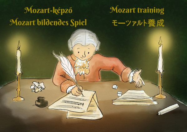 Mozart - képző játék (magyar, angol, német, japán nyelven)