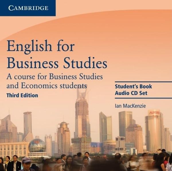 English for Business Studies 3rd Edition Student's Book Audio CD Set