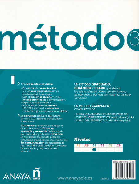 Método de Espanol 3 Libro del Alumno