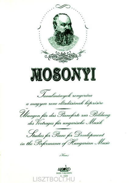 Mosonyi Mihály: Tanulmányok zongorára