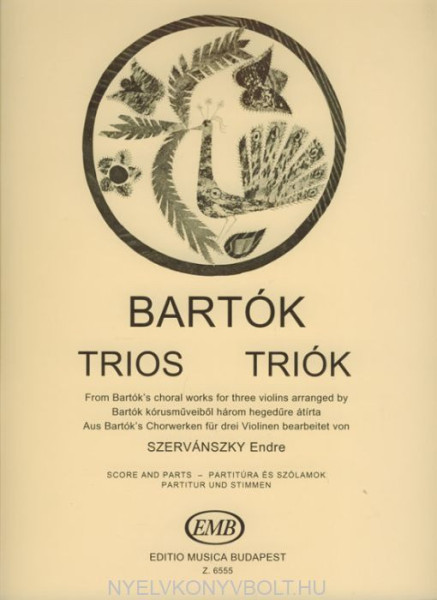 Bartók Béla: Triók 3 hegedűre