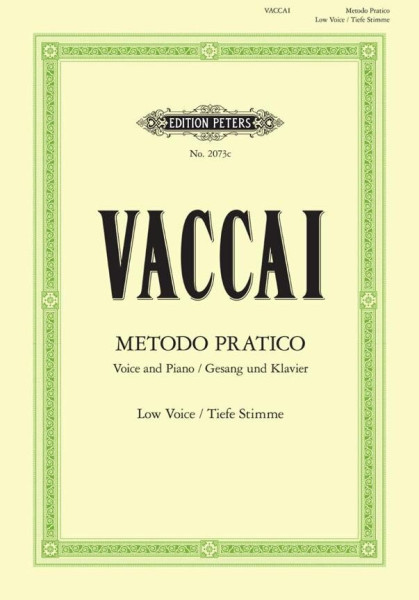Nicola Vaccai: Metodo Practico - mély