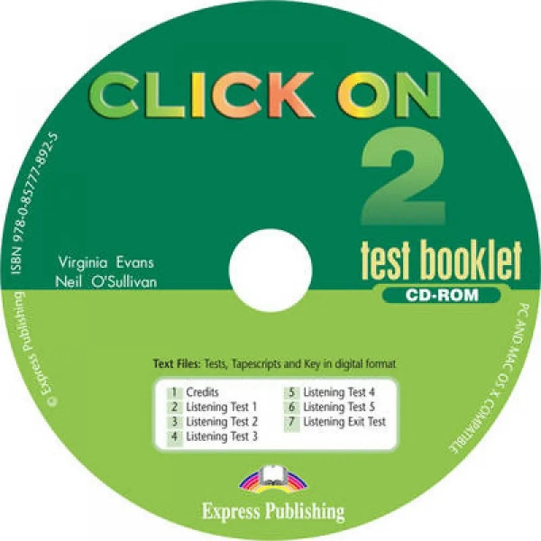 Click On 2 Test Booklet Cd-Rom