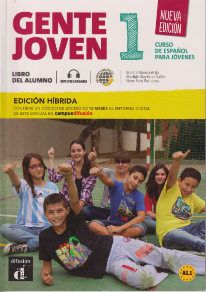 Gente joven 1 Nueva edición - Edición híbrida - Libro del alumno