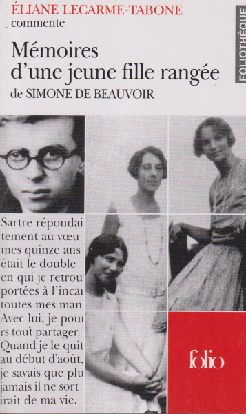 Mémoires d'une jeune fille rangée de Simone de Beauvoir