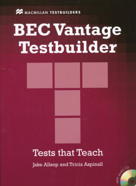 BEC Vantage Testbuilder with Key and Audio CD