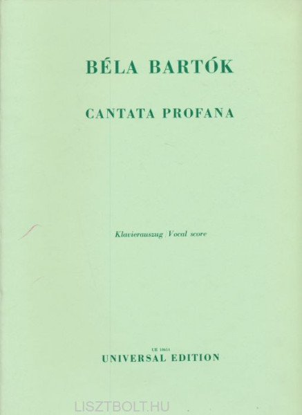 Bartók Béla: Cantata Profana - zongorakivonat