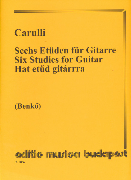 Ferdinando Carulli: Hat etűd gitárra