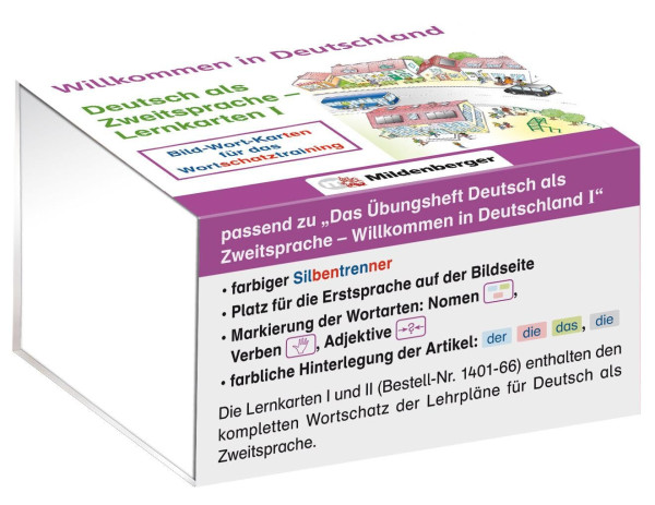 Willkommen in Deutschland - Deutsch als Zweitsprache - Lernkarten I