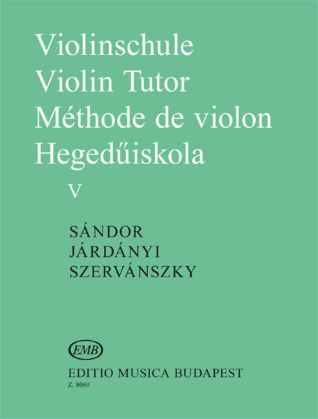 Sándor-Járdányi-Szervánszky: Hegedűiskola 5.