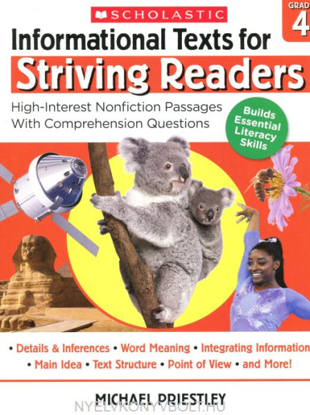 Informational Texts For Striving Readers - Grade 4: 30 High-Interest, Low-Readability Passages With Comprehension Questions