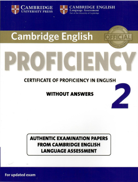 Cambridge English Proficiency 2 for Updated Exam Student's Book without answers