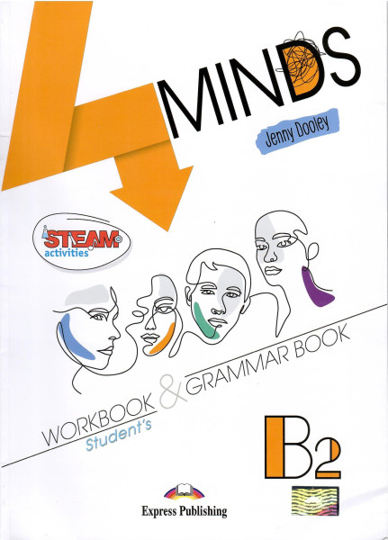 4 MINDS B2 Workbook and Grammar Book with Digibook