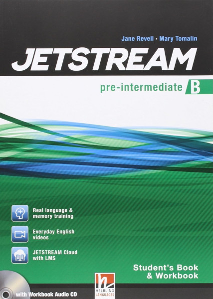 Jetstream Pre-Intermediate Student's Book & Workbook with Workbook Audio CD + e-zone - Combo split version B Unit 7-12