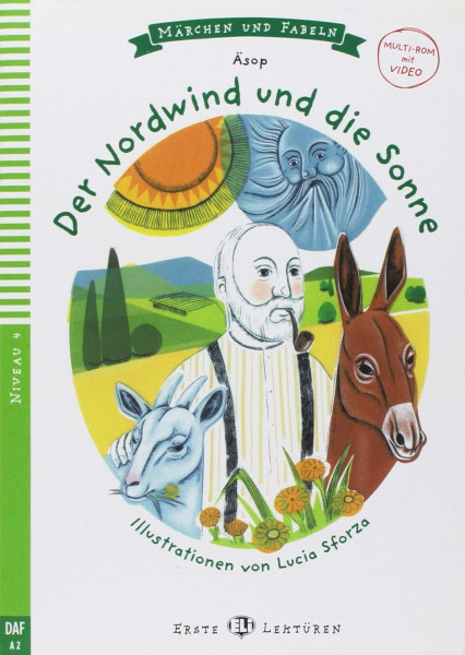 Der Nordwind und die Sonne - Erste Eli Lektüren Niveau 4