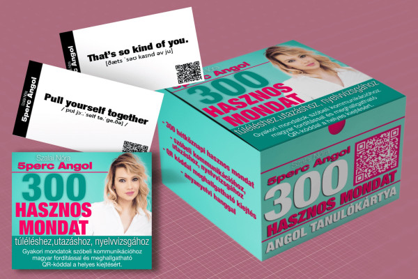 Öt Perc Angol Tanulókártya 300 hasznos mondat