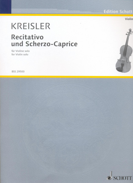 Fritz Kreisler: Recitativo und Scherzo-Caprice (hegedű szóló)