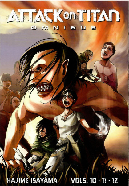 Attack on Titan Omnibus Edition Book 4 (Manga Vol. 10-12)