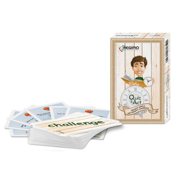Quiz & Act - Present Simple and Present Continous - Kártyacsomag