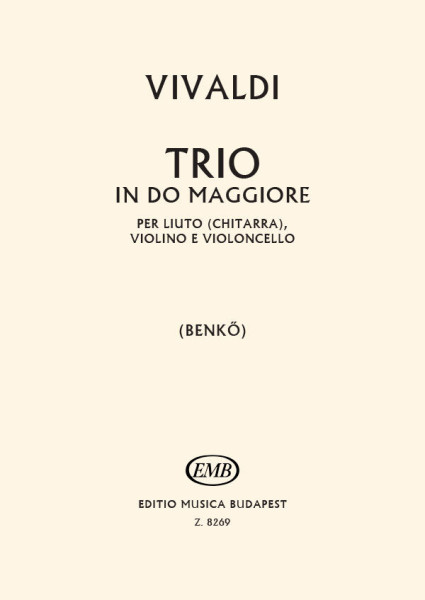 Antonio Vivaldi: Trio (D-dúr) gitárra, hegedűre és csellóra