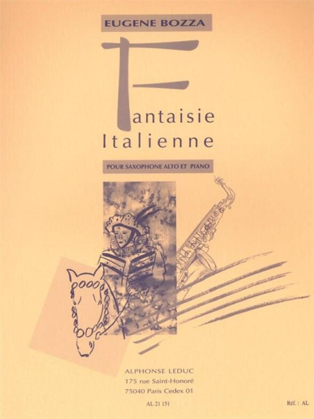 Eugene Bozza: Fantaisie Italienne - alt szaxofonra, zongorakísérettel