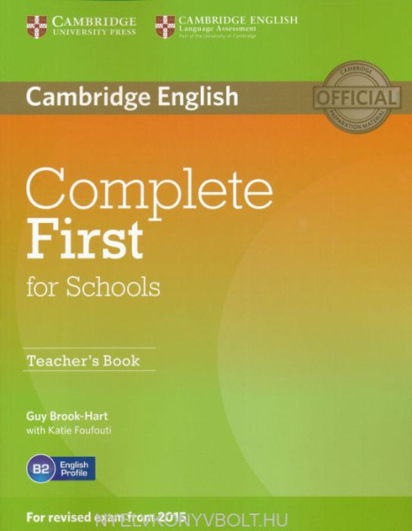 Complete First for Schools Teacher's Book