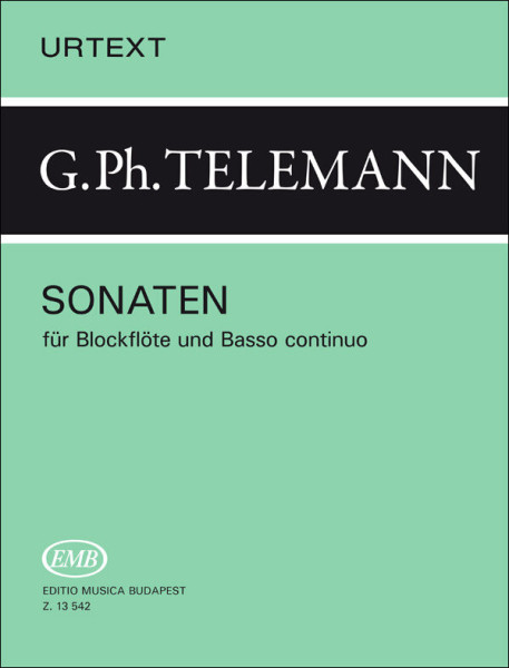 Georg Philipp Telemann: Sonaten furulyára (Urtext)
