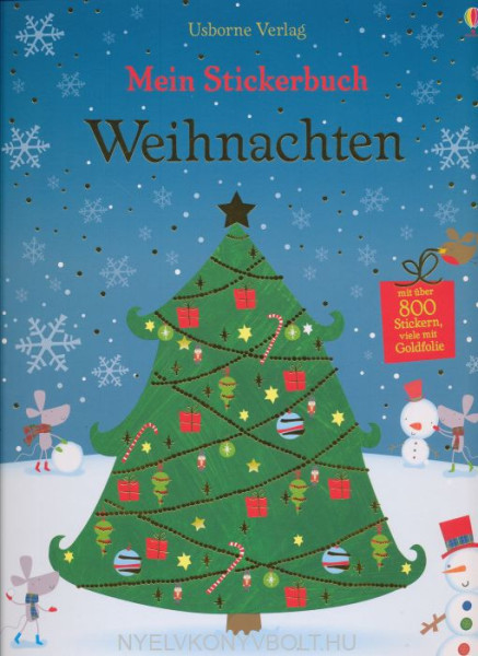 Mein Stickerbuch: Weihnachten