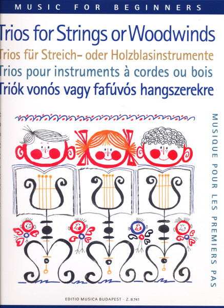 Triók vonós vagy fafúvós hangszerekre kezdőknek
