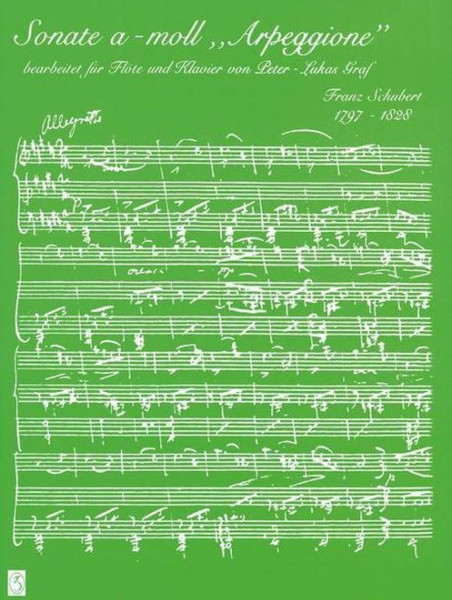 Franz Schubert: Sonate "Arpeggione" for Flute and Piano
