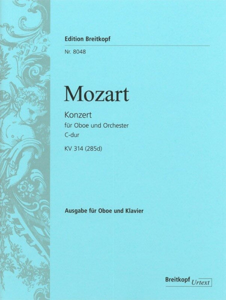 Wolfgang Amadeus Mozart: Concerto for Oboe K.314 (oboa+zg.)