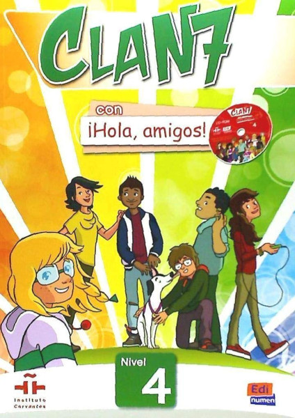 Clan 7 con !Hola, amigos!4 - Libro del alumno + CD-ROM