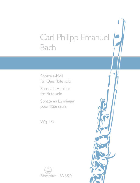 Carl Philipp Emanuel Bach: Sonate (a-moll) for Flute solo