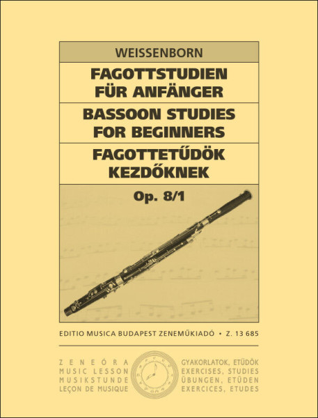 Julius Weissenborn: Fagottetűdök kezdők számára 1.