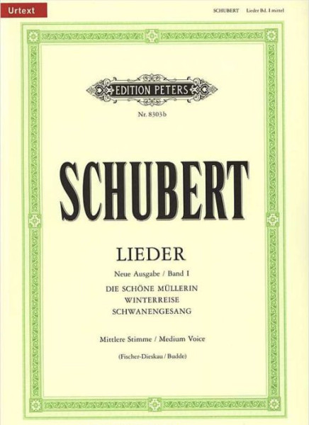 Franz Schubert: Lieder I. mittlere (neue Ausgabe)