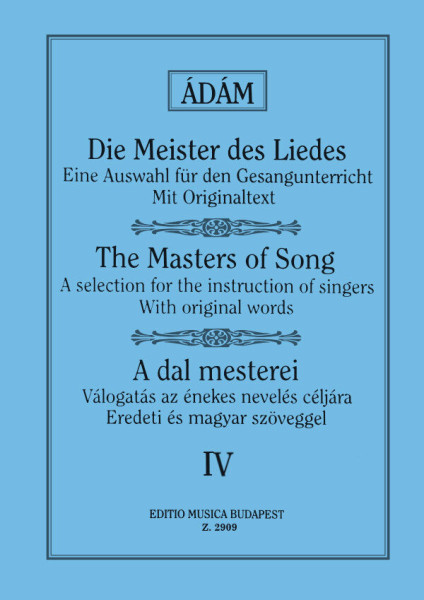 Ádám Jenő: A dal mesterei  4.