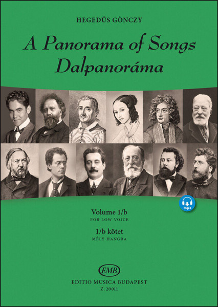 Dalpanoráma - Négy évszázad könnyű dalai mély hangra 1/b.