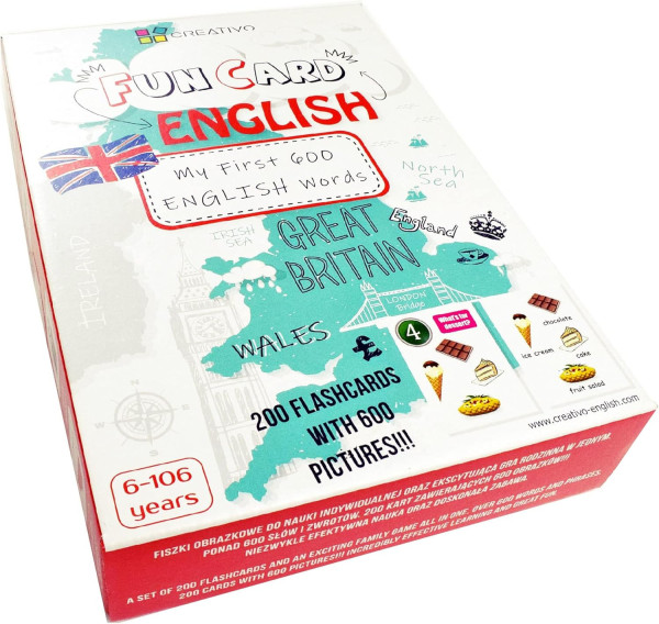 Fun Card English: My First 600 English Words