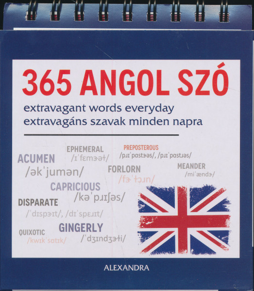 365 angol szó - Extravagant words everyday
