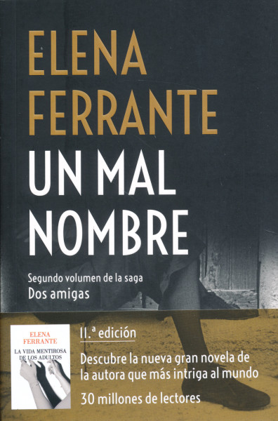 Elena Ferrante: Un mal nombre (Dos amigas 2)