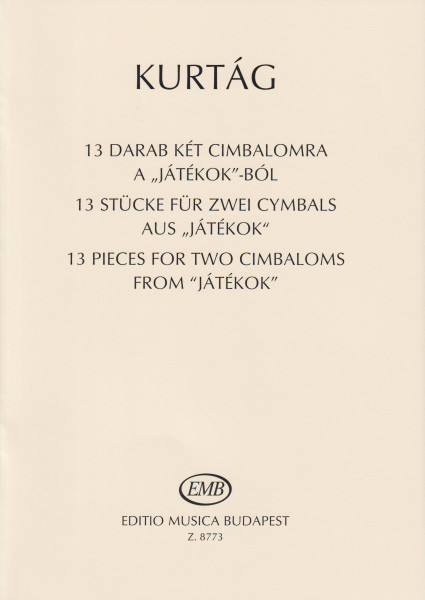 Kurtág György: 13 darab két cimbalomra - a "Játékok"-ból