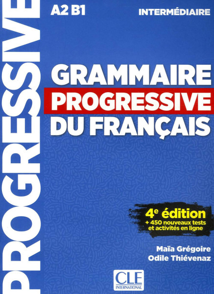 Grammaire progressive du français - Niveau intermédiaire - 4eme édition - Livre + CD + Livre-web 100% interactif